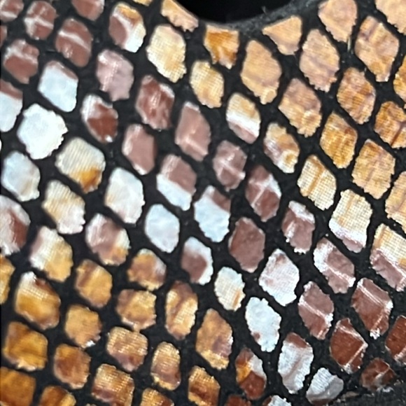 NWOT Birkenstock Arizona Slide Sandal in Brown Snake Skin Print, size 38 (7-7.5) - Picture 11 of 12